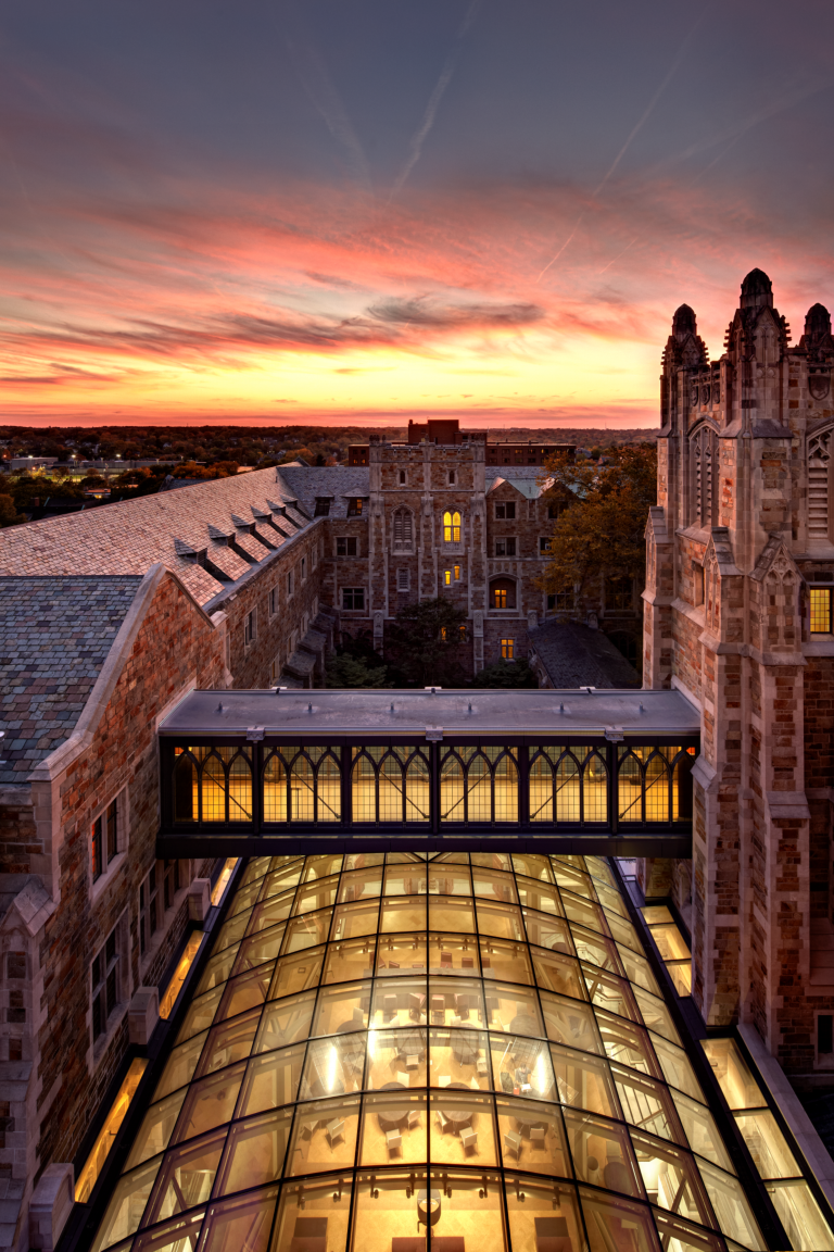 Top view of U of M Law School building